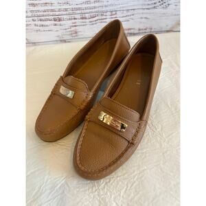 Coach Fredrica Loafers Flats Women’s ShoesTan Gold Size 7 1/2